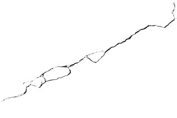One big diagonal crack png transparent background macro