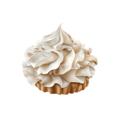 Delicious Whipped Cream Topping on a Mini Tart