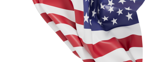 High-quality image of an American flag, perfect for patriotic designs and backgrounds.