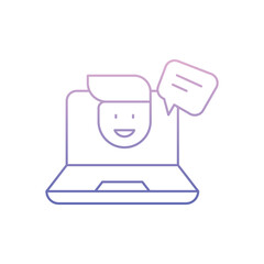 Webinar Vector icon