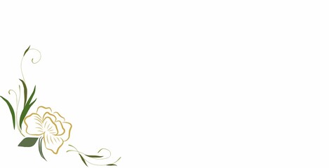 floral background with place for your text