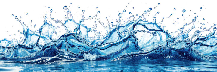 Water PNG, water PNG transparent images, blue water splash, water splash PNG, water splash transparent, water white isolated background