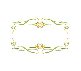 decorative floral frame