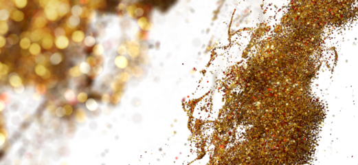 Sparkling gold glitter texture background. Perfect for holidays, celebrations, and luxury designs.