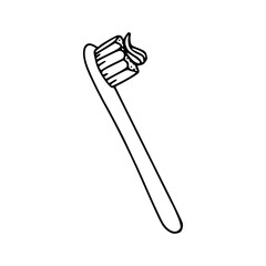 oral hygiene tool illustration