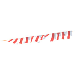 Fototapeta premium Indonesian Independence Day Flags & Decorations