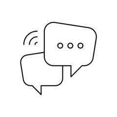 Live Chat Vector icon