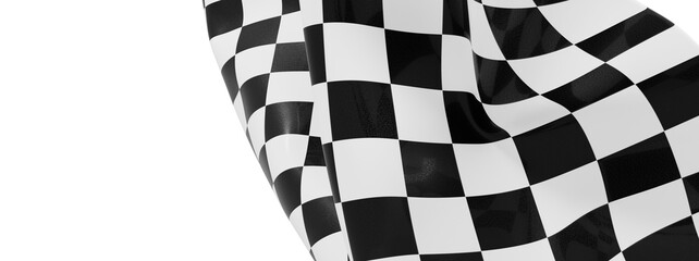 High-quality checkered flag image. Perfect for racing, sports, and competition themes. Download now!