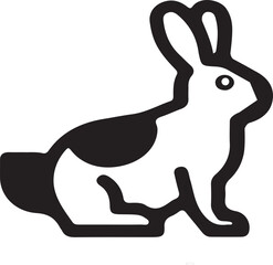 pet black vector thinking