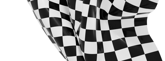 High-quality photo of a checkered flag, perfect for sports, racing, and competition themes....