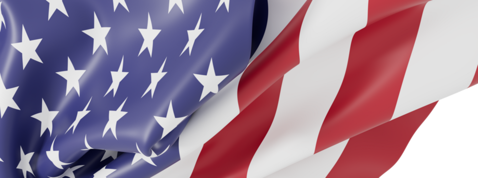 High-quality image of the US flag, perfect for patriotic designs and projects.