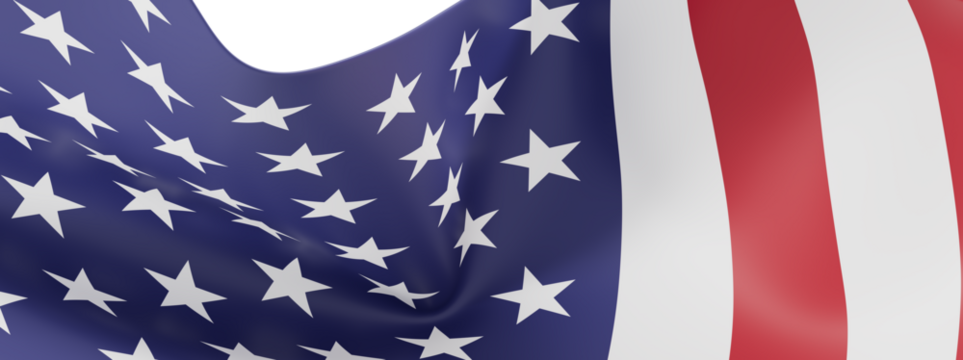 High-resolution image of an American flag waving, perfect for patriotic themes.