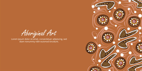 Poster with Indigenous-inspired patterns and customizable wording