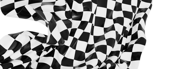 High-resolution image of a checkered racing flag, perfect for sports, competition, and victory...