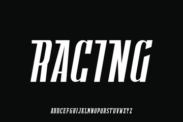 Display alphabet font vector design suitable for headline, poster, logo, magazine and many more