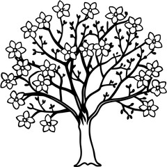 Pastel Blossom Tree Design