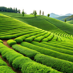 green tea plantation