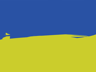 Blue and yellow color background ukraina flag.eps