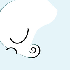 Fototapeta premium vector illustration of a bird
