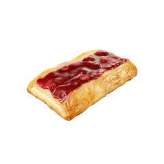 Delicious Strawberry Jam Filled Puff Pastry - Sweet Treat Bakery Pastry