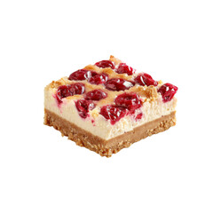 Delicious Cherry Cheesecake Bar - Sweet Pastry Dessert