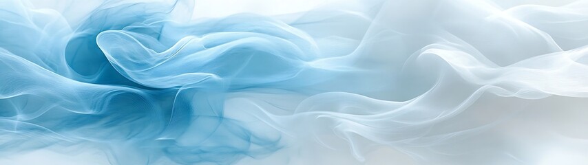 Fototapeta premium Delicate light blue fabric folds