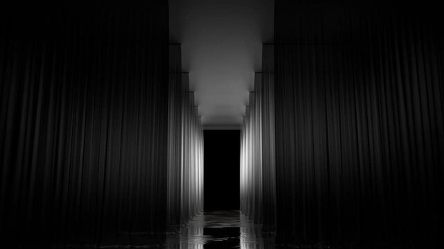 Noir Hotel Hallway VJ Loop