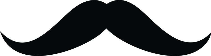 Mustache icon vector