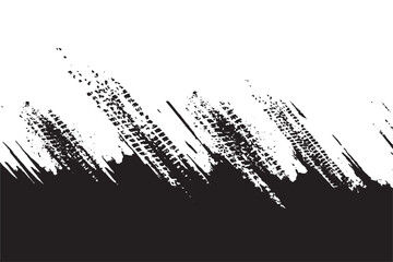  Abstract Black and White Tire Tracks Grunge Background