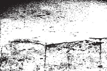 Abstract Black and White Cracked Wall Grunge Texture