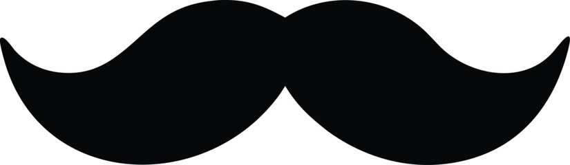 Mustache icon vector