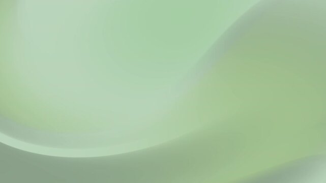 Soft sage green abstract background featuring smooth flowing curves and gentle gradients, ideal for organic branding, wellness themes, or calm minimalist aesthetics.