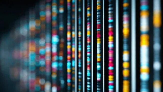 photo of data in a database