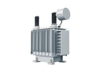 Fototapeta premium Electric transformer isolated on transparent background