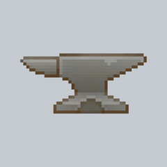 an anvil tool in pixel art style