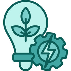 Energy Efficiency  solid icon