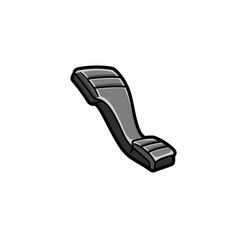 Fototapeta premium Gray Metal Pedal Industrial Machine Part