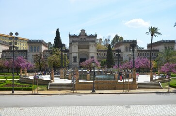 Seville, Spain 03.23.2019: Archeological Museum of Seville (Museo Arqueologico de Sevilla) Pabellon del Renacimiento