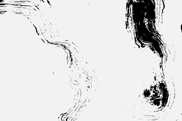 Grunge intertwined texture, threads, lines, wire, veins, monochrome. Grunge old detailed black white texture. Vector background
