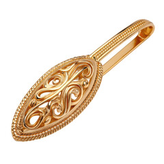 Elegant Gold Hair Clip with Intricate Ornament Design for Stylish Hair Accessories