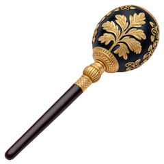 Elegant Hair Pin with Ornate Jewelry Ornament on a Clean White Background