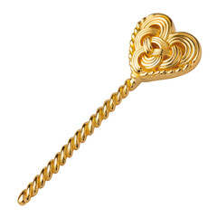 Elegant Gold Hair Pin with Intricate Ornament Design for Stylish Hair Accessories