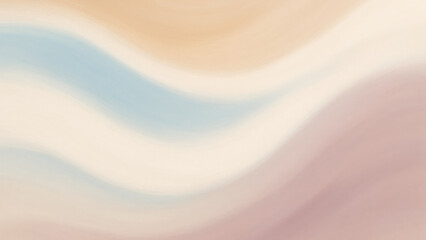 Fluid color harmony with pastel waves, minimal modern abstract background, soft gentle tones