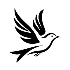Bird logo on white background