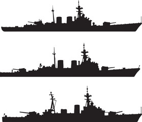 Obraz premium Vintage Sailing Ship Silhouettes – Black & White Nautical Vector SetOld and Modern Ship Illustrations – Maritime Silhouette CollectionHistoric Sailboat and Cargo Ship Silhouettes – Nautical Vector