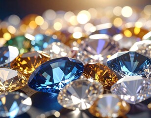 Gemstones in rich colors