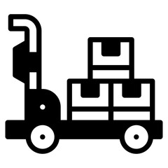 Delivery Cart outline mixed icon