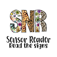 Colorful Sensory Reader Read the Signs Design