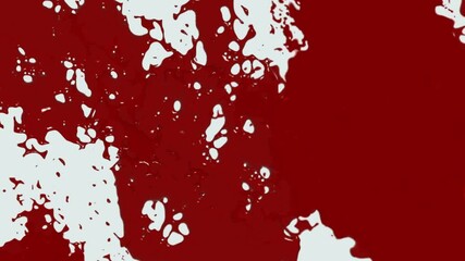 animated red blood splashes background, blood splatter video 4k - Powered by Adobe