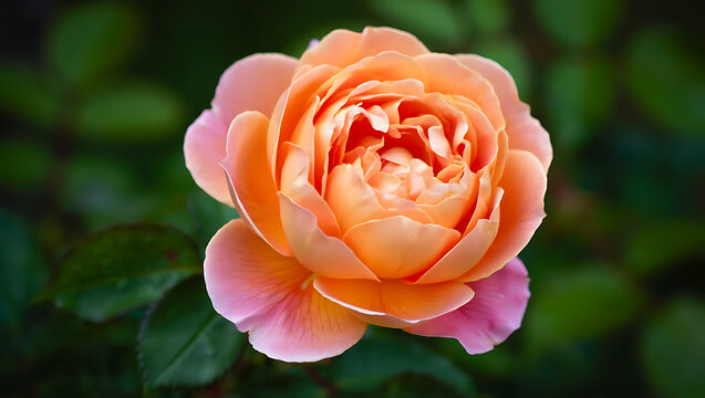 pink rose in garden